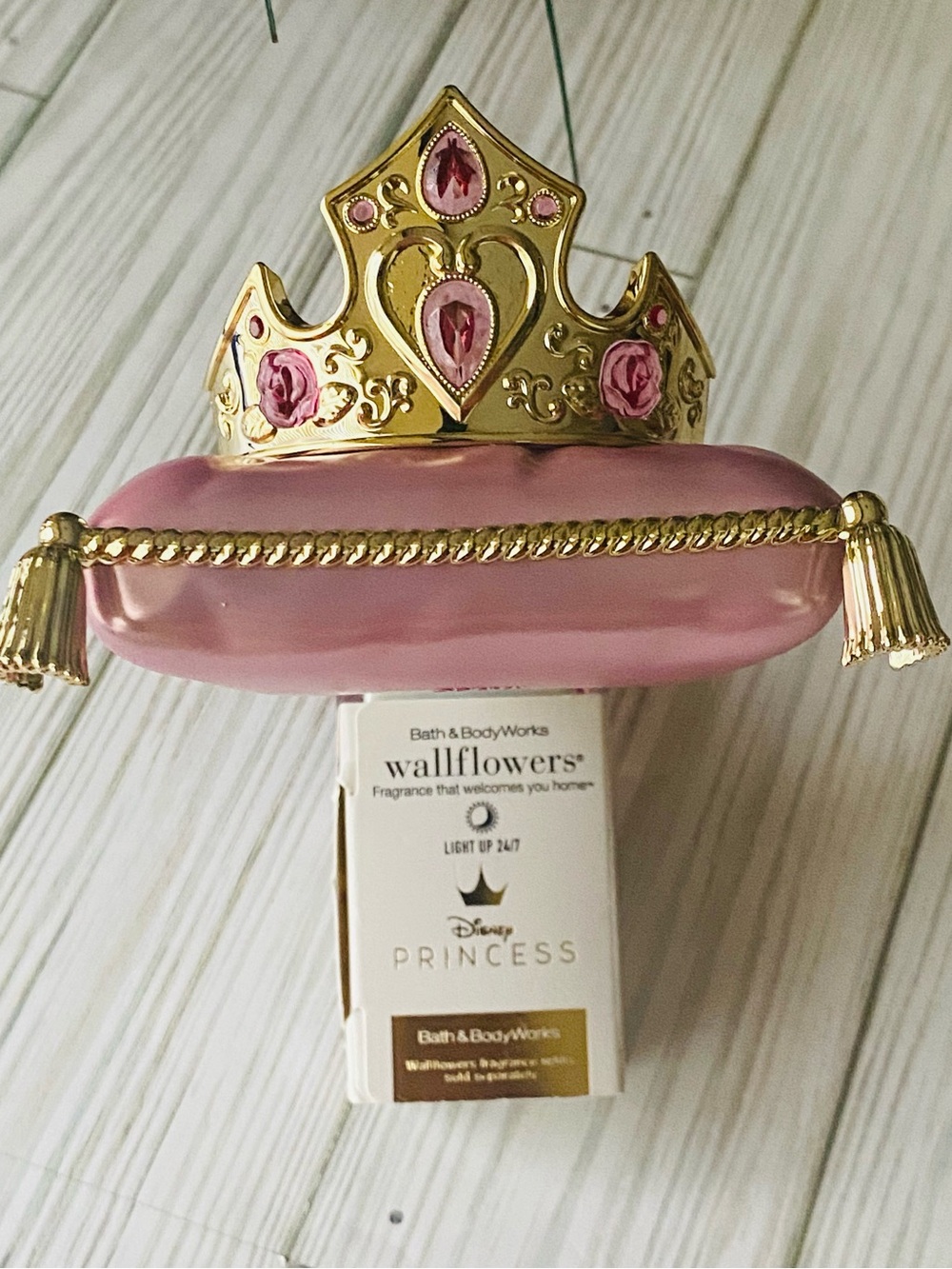 Bath & Body Works Princess Aurora Crown on Pillow Wallflower Plug In
